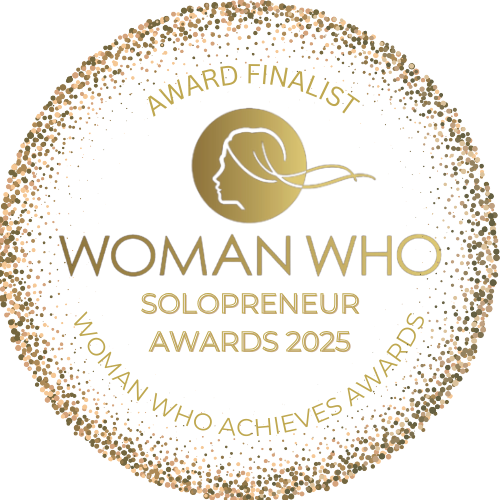 Woman Who Solopreneur Awards 2025 finalist